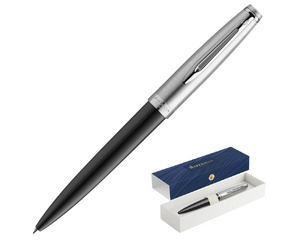 Ручка шариковая Waterman Embleme Black синяя (артикул производителя 2100379)